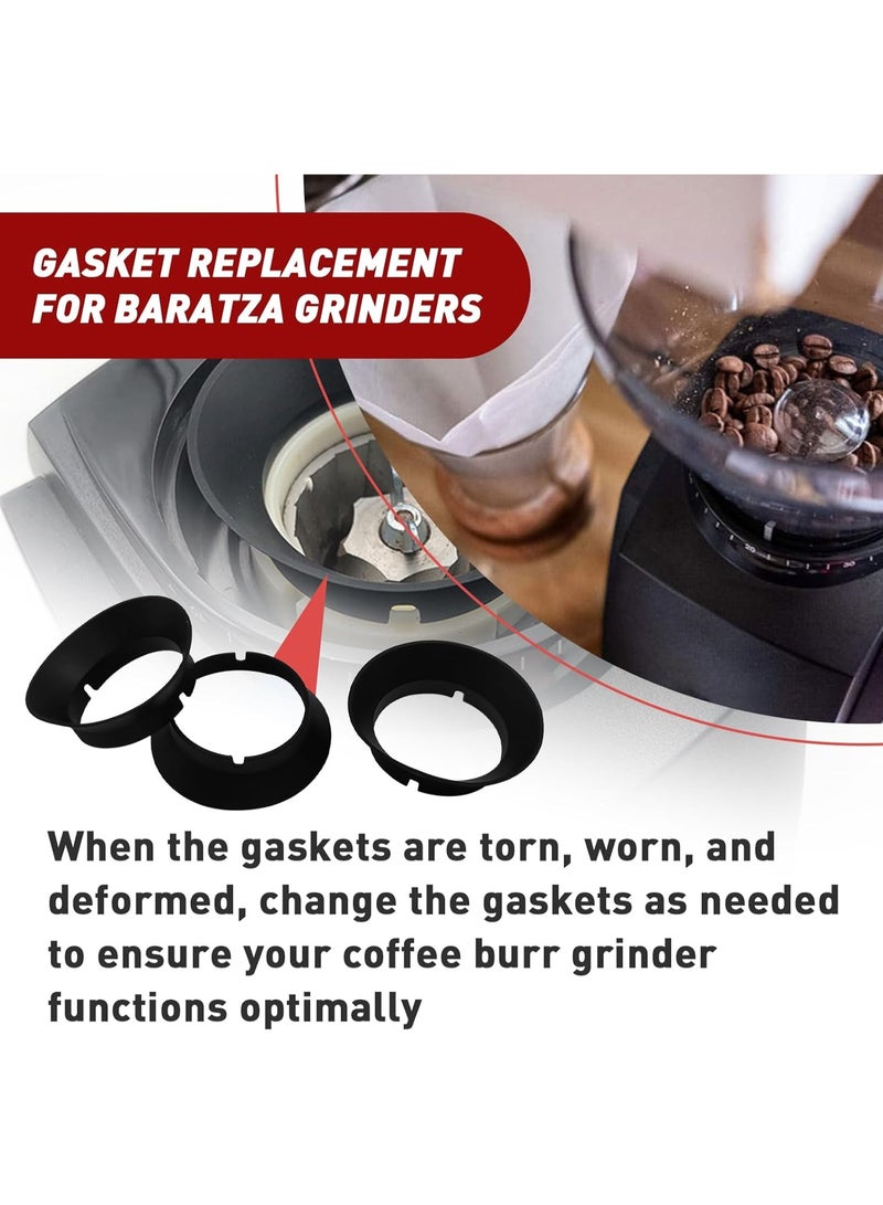 3 Pcs Gasket Replacement for Baratza Encore and Virtuoso Coffee Grinders - Replacement Ring for Electric Conical Burr Grinder - Durable and Reliable - Image 4